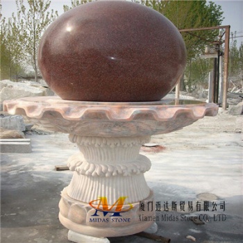 Fortune Red Granite Ball Fountains