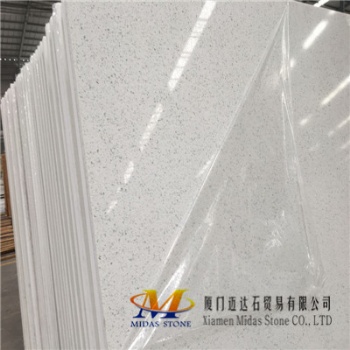 China Crystal White Quartz Stone Slabs