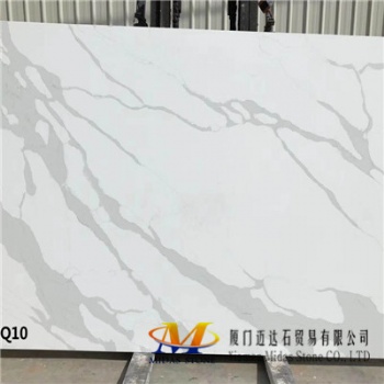 China Calacatta Quartz Stone Slabs Q10