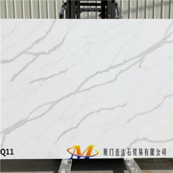 China Calacatta Quartz Stone Slabs Q11