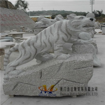 China Grey Granite Animal Sculpture