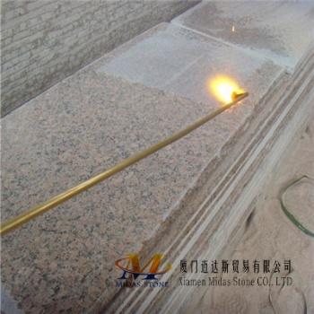 Flamed G562 Granite Slabs