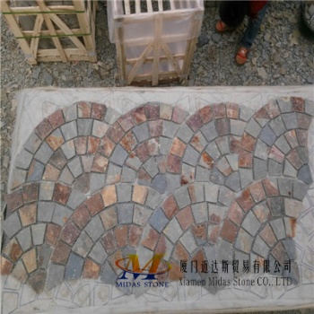 China Rustic Slate Mesh Pavers