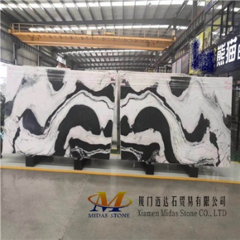 China Panda White Marble Slabs