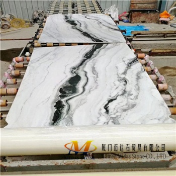 Polished China Panda White Marble