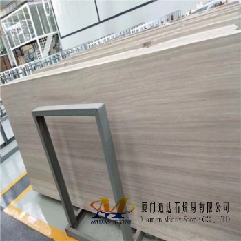 China White Wood Marble Slabs