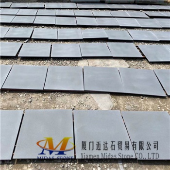 Honed Gray Basalt Stone Tiles