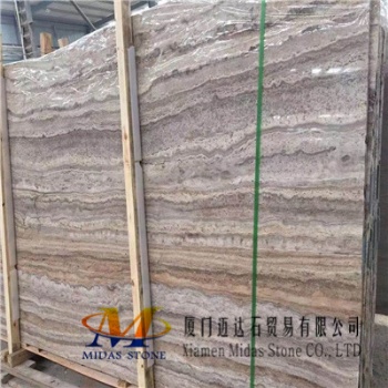 Polished Silver Grey Travertine Slabs