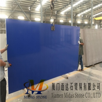 Pure Blue Quartz Stone Slabs