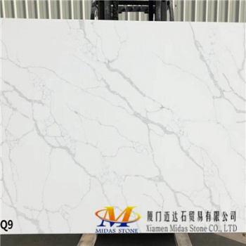 China Calacatta Quartz Stone Slabs Q9