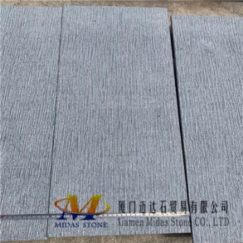 Gray Basalt Stone Tiles Chiselled Finished