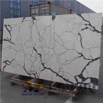 Chinese Calacatta Quartz Stone Slabs