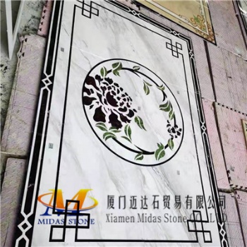 Chinese Customized Waterjet Marble Mosaic