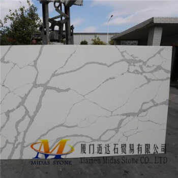 Chinese Calacatta Quartz Stone Slabs