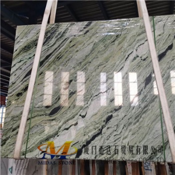 China Cloud Green Onyx Slabs