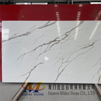 China Calacatta Quartz Stone Slabs