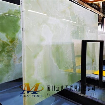 China Green Onyx Slabs