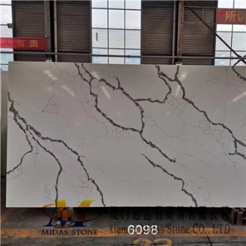 Chinese Calacatta Quartz Stone Slabs