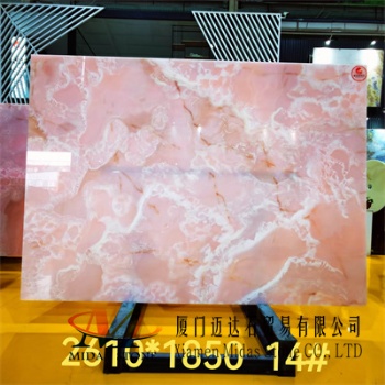 Natural Stone Pink Onyx Slabs