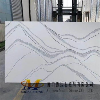 Chinese Calacatta Quartz Slabs