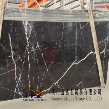 China Nero Margiua Marble Slabs