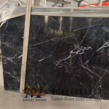 Chinese Nero Margiua Marble Slabs
