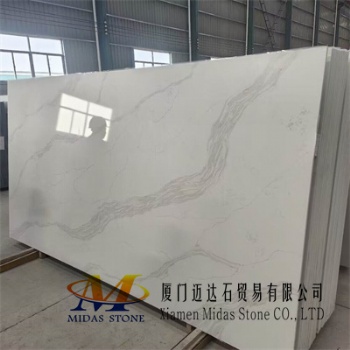 China Calacatta Quartz Stone Slabs