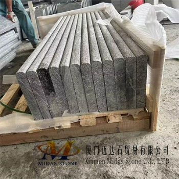 Chinese Mountain Grey Granite Steps Round Edge