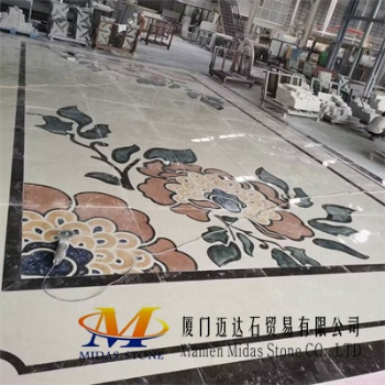 China Natural Stone Waterjet Marble