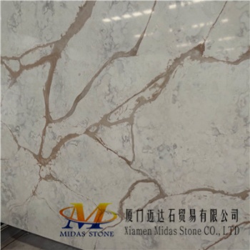Calacatta Gold Quartz Stone Slabs MQ2970